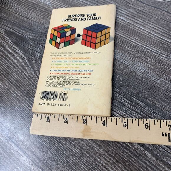 1981 The Simple Solution To Rubik's Cube by James G. Nourse 1981 - Picture 9 of 9